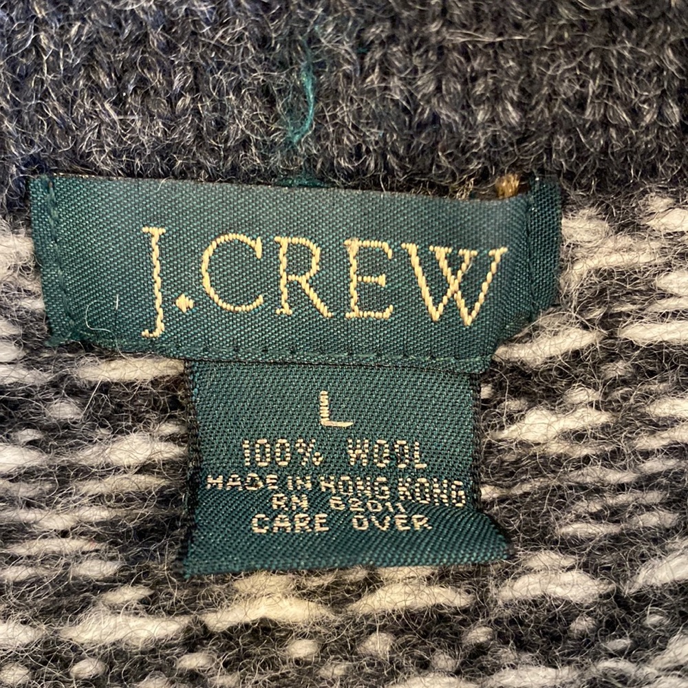 J.crew 100% wool button up cardigan - Picture 1 of 3